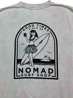 Independent x Nomad Surf Shop Men’s  Crewneck Sweatshirt Tie Dye • Medium